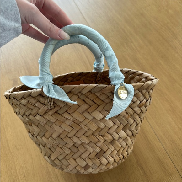 KAYU mini Rosie baby blue seagrass tote - Picture 4 of 7